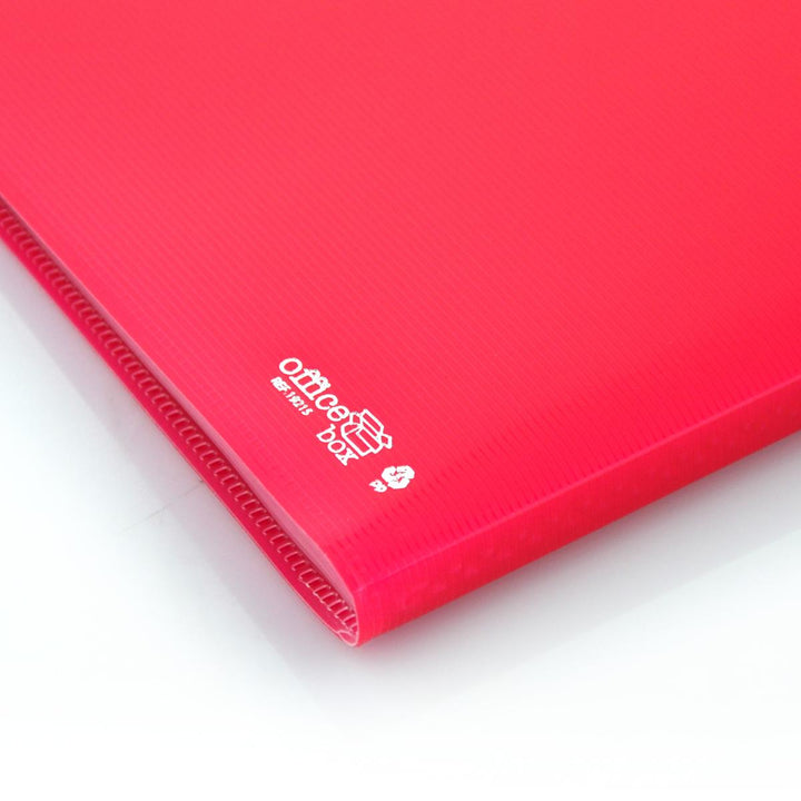 Office Box Supra - Carpeta Active de 20 Fundas A4 con Adhesivos Incluidos. Colores Surtidos