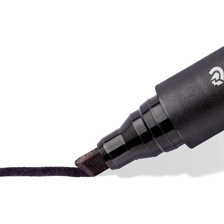 STAEDTLER 350 WP6-1 - Rotulador Permanente Lumocolor Art Punta Biselada 2-5 mm. Pack 6X