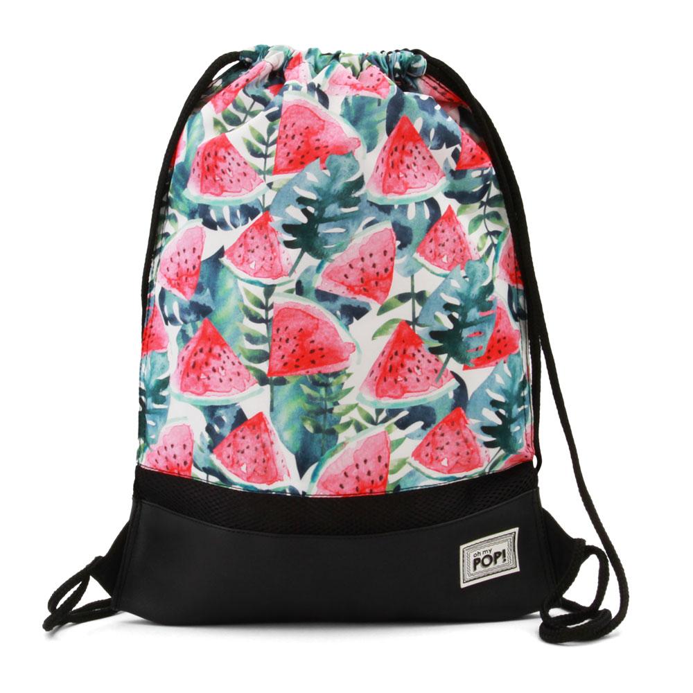 Karactermania - OHMYPOP Mochila Saco de Cuerdas Storm Watermelon