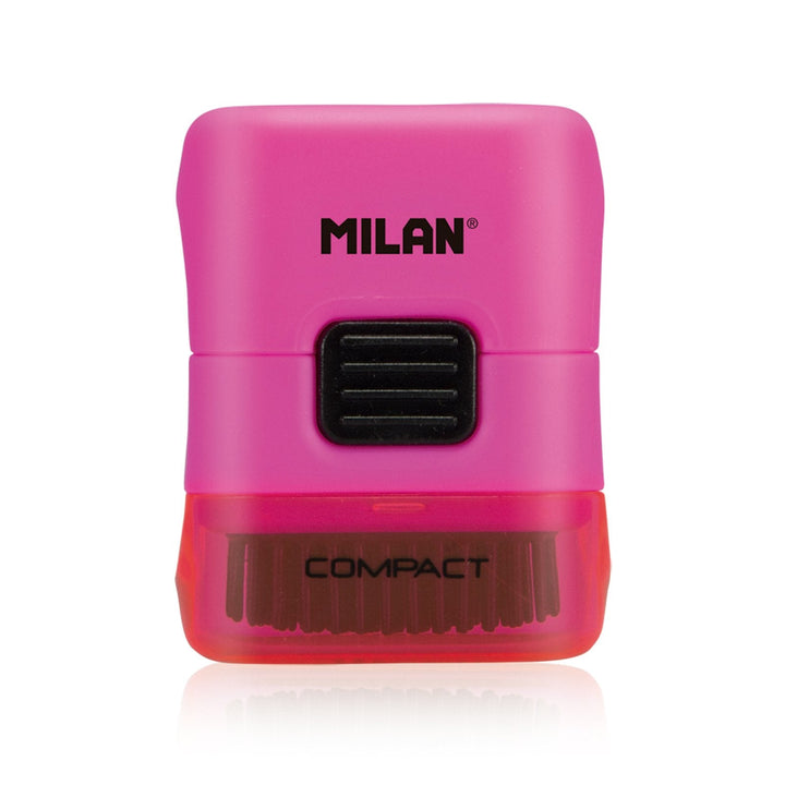 MILAN 4901116 - Eraser & Brush, Combinación de Goma y Cepillo. COMPACT Fluo