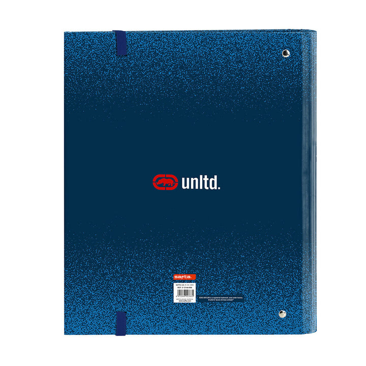 ECKO UNLTD - Carpeta de Anillas A4+ con 4 Separadores y 100 Hojas Cuadriculadas, Modelo All City