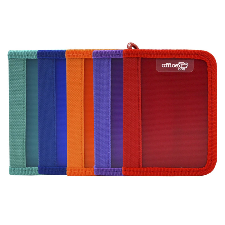 Estuche Porta USB Con 6 Compartimentos. Color Azul