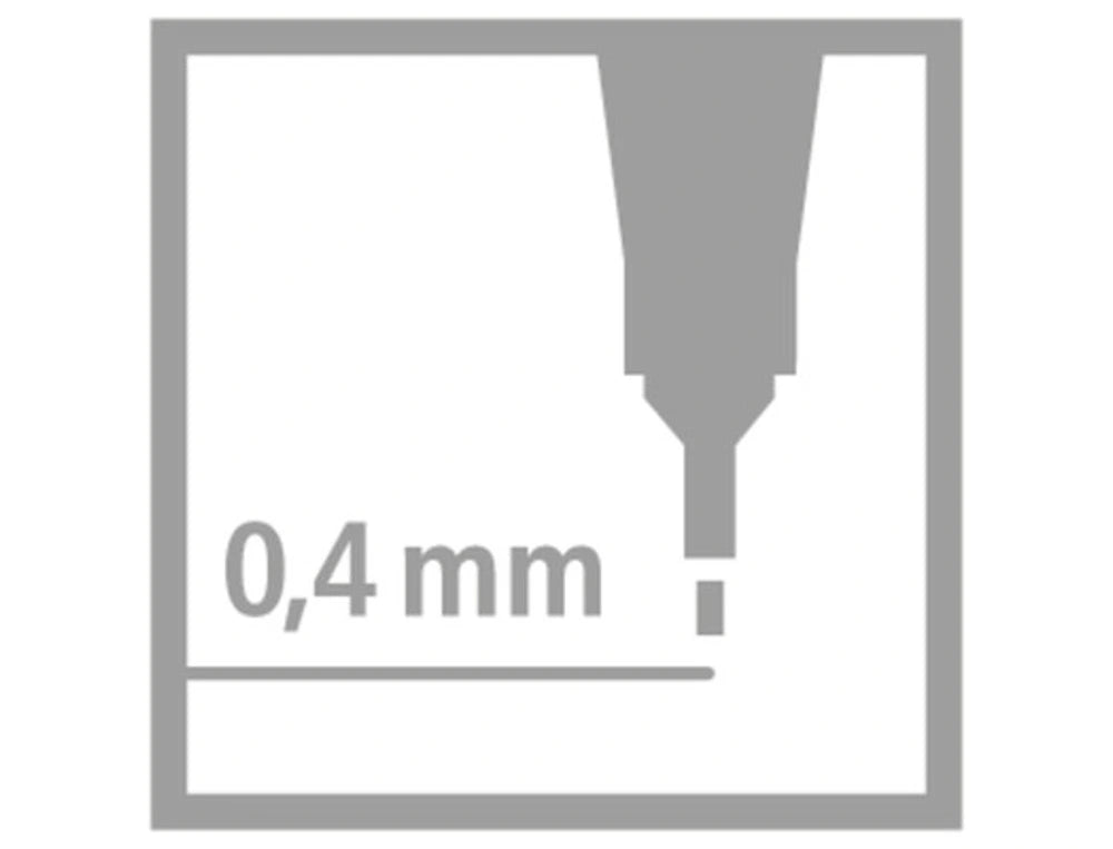 STABILO 88/8-01 - Estuche con 8 Rotuladores de Punta Fina Point 88, Colores Pastel