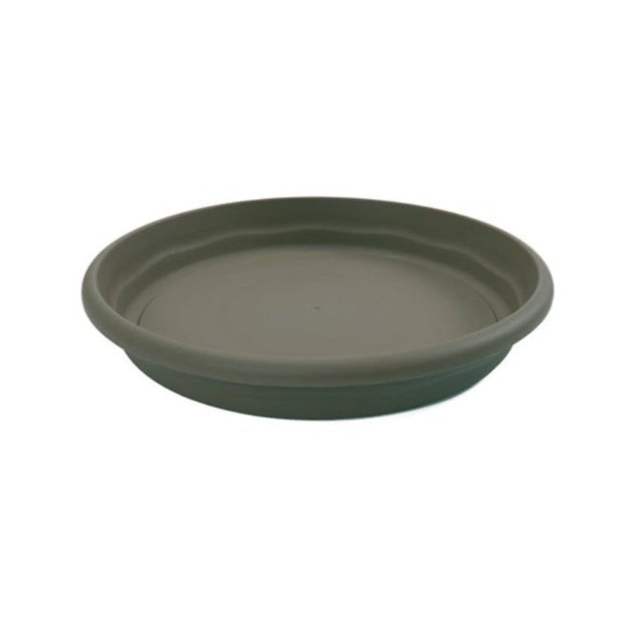 Plastiken TERRA - Plato Redondo de 30cm para Macetas de 25 cm 14L. Taupe