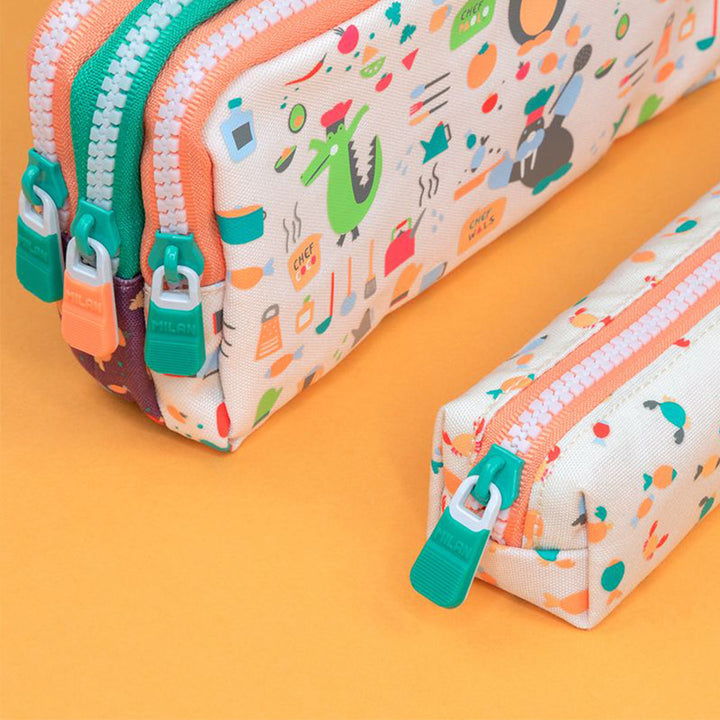 MILAN Super Chefs - Estuche Portatodo Multiusos en Formato Mini. Rosa