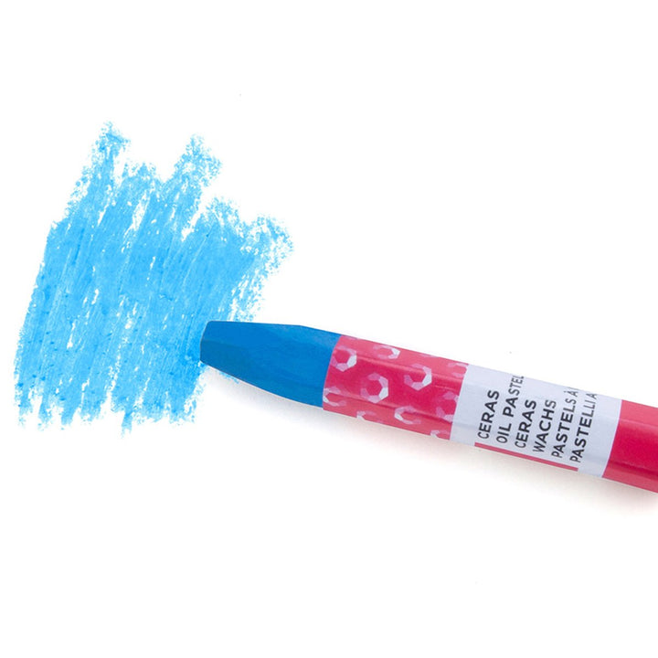 LIDERPAPEL - Lápices de Cera Blanda, Caja con 12 Colores Surtidos