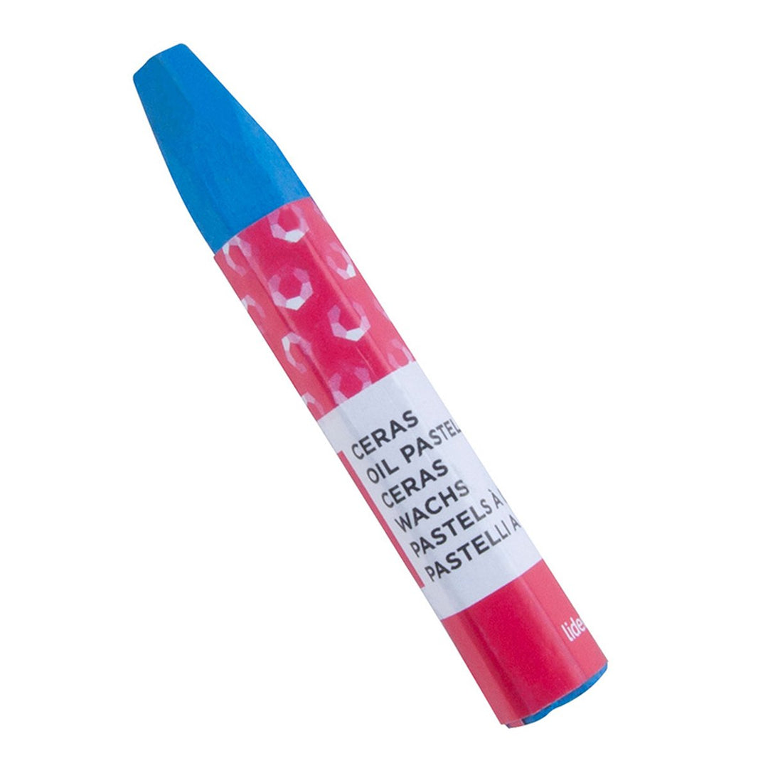 LIDERPAPEL - Lápices de Cera Blanda, Caja con 12 Colores Surtidos