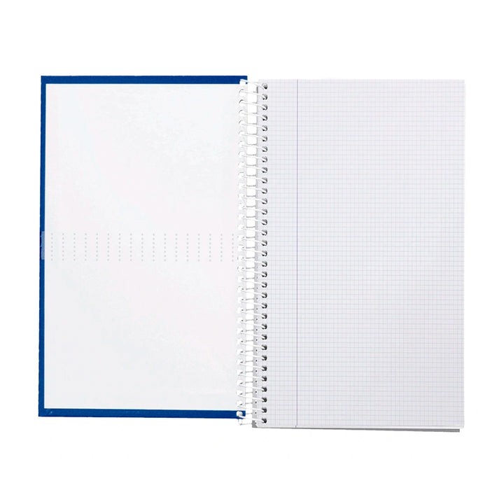 LIDERPAPEL - Cuaderno Espiral A4 con Margen 80h 90gr. Azul Marino