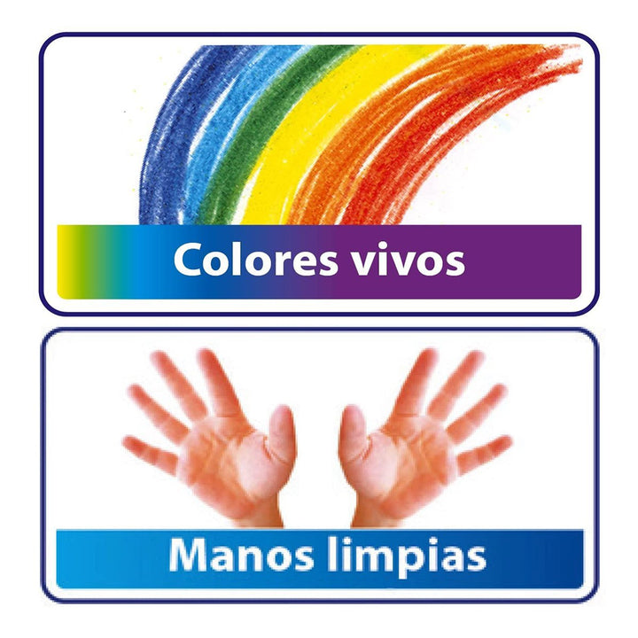 BIC 8757711 - Caja de 18 Lápices de Cera PLASTIDECOR. Seguros para Niños Norma EN71