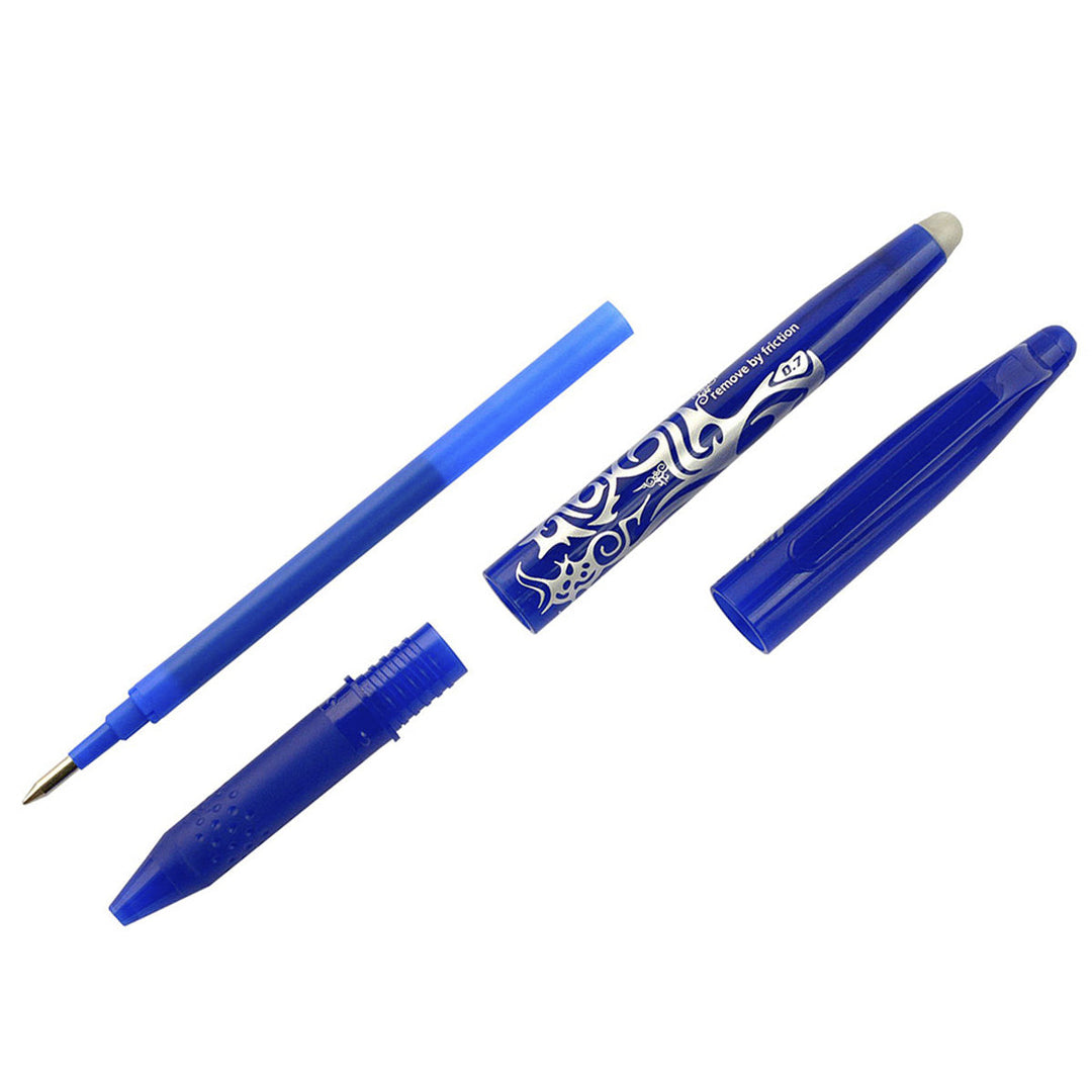 PILOT - Set 3 Bolígrafos FriXion Ball Borrables y Recargables 0.7 mm Anti Fatiga. 3 Colores