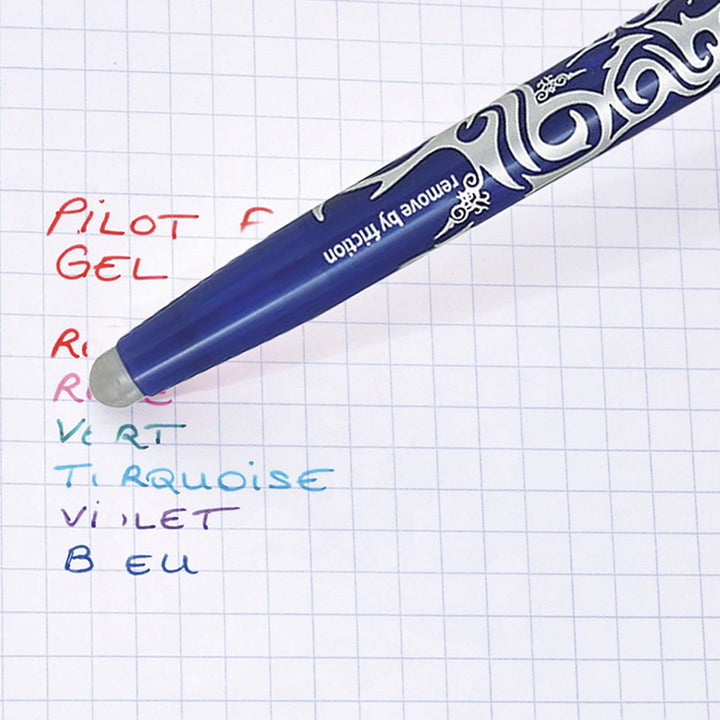 PILOT - Set 3 Bolígrafos FriXion Ball Borrables y Recargables 0.7 mm Anti Fatiga. 3 Colores