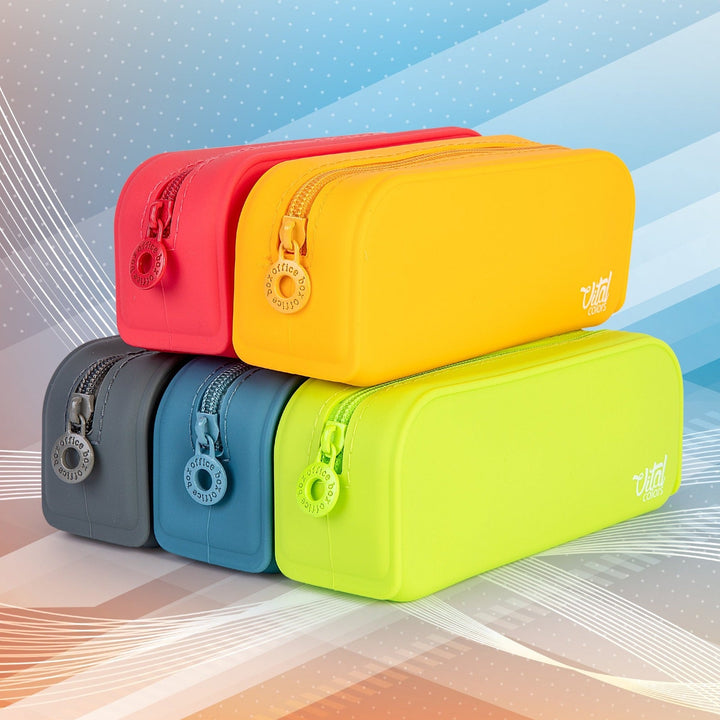 Estuche Multiuso en Silicona con Tacto Ultra Soft, Edición Vital Colors. Verde