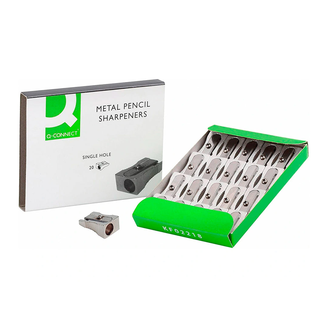 Q-CONNECT - Sacapuntas Metálico de 1 Uso