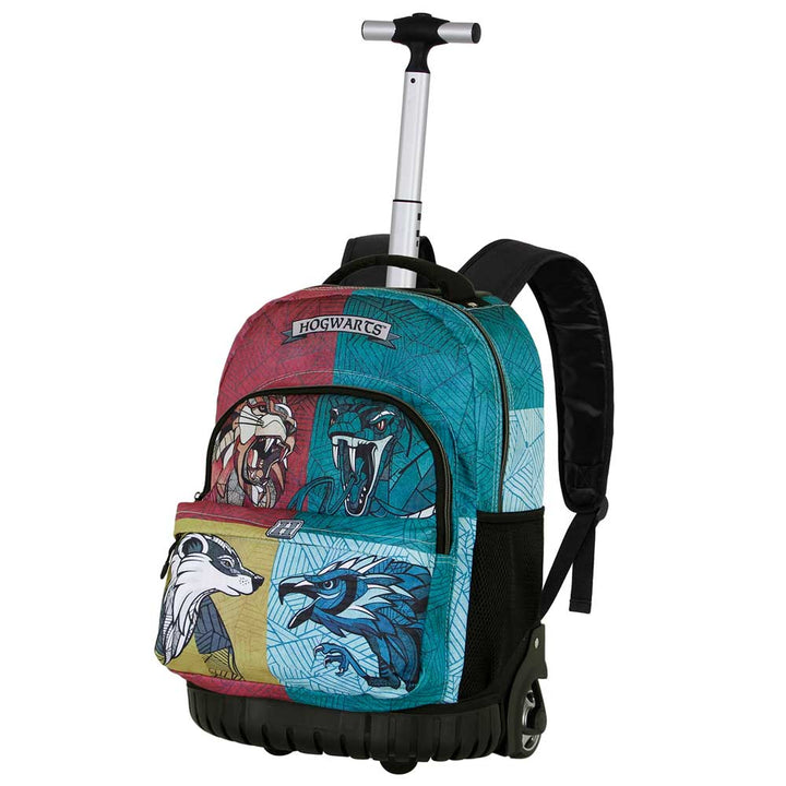 KARACTERMANIA - Harry Potter Magic Animals Mochila Escolar con Ruedas Trolley GTS FAN