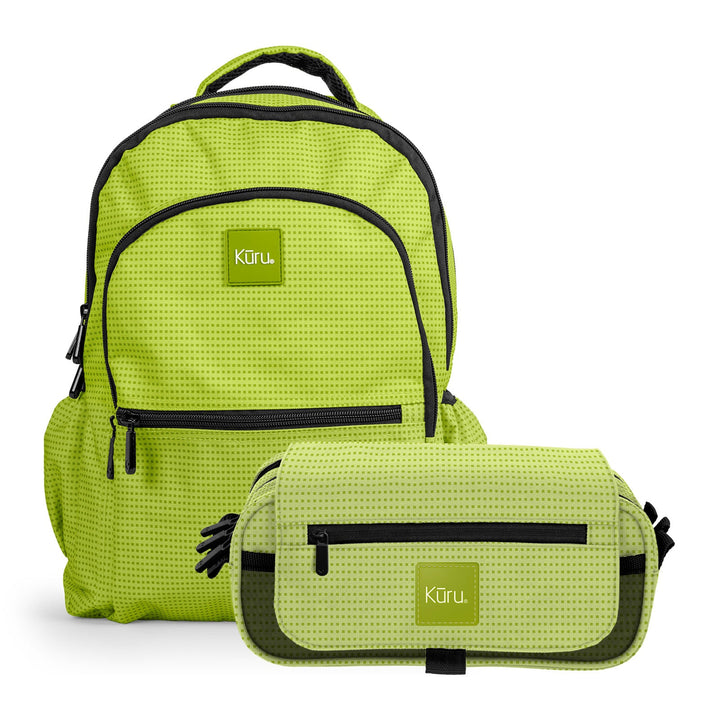 Grafoplás Kūru -  Pack Ahorro Escolar con Mochila 25L y Estuche Triple. Lima