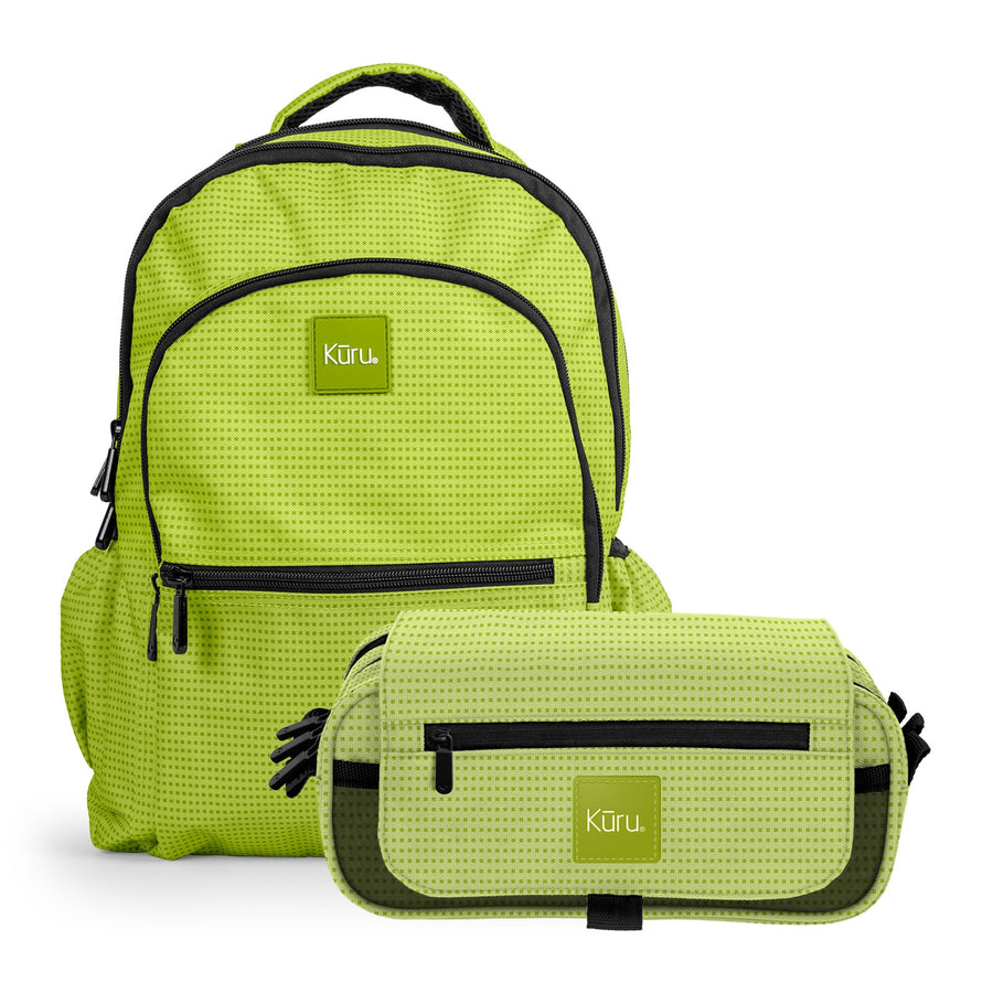 Grafoplás Kūru -  Pack Ahorro Escolar con Mochila 25L y Estuche Triple. Lima