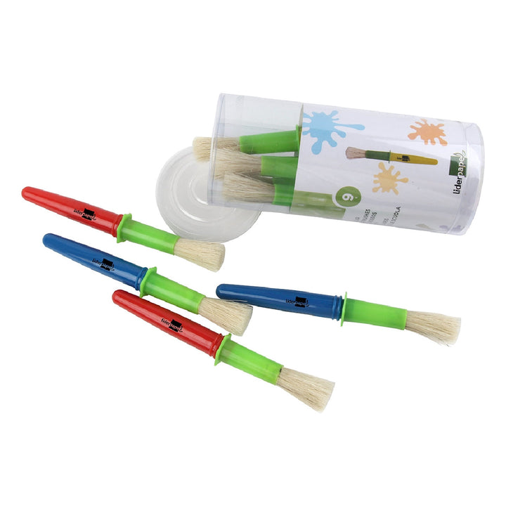 LIDERPAPEL - Pinceles Escolares Liderpapel Grueso