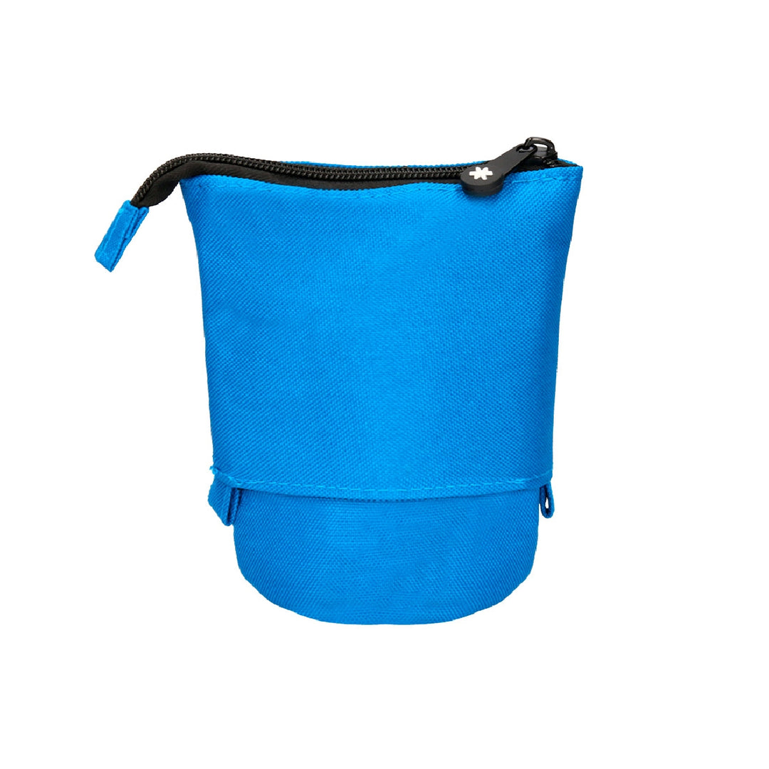 ANTARTIK - Estuche Escolar Portatodo Cubilete. Azul