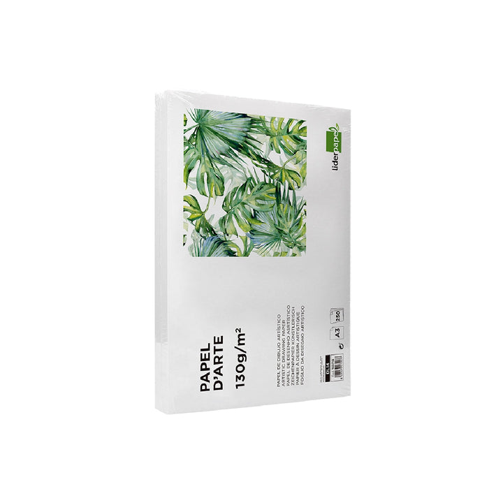 LIDERPAPEL - Papel Dibujo Liderpapel 297x420 mm 130 GR Sin Recuadro Din A3 Hoja