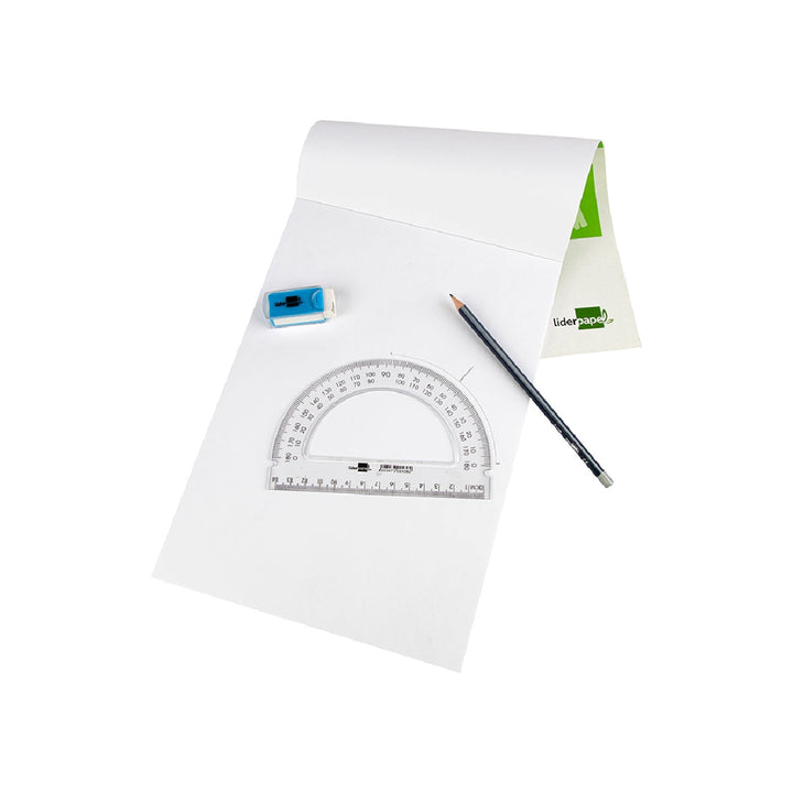 LIDERPAPEL - Semicirculo Liderpapel 14 cm Plastico