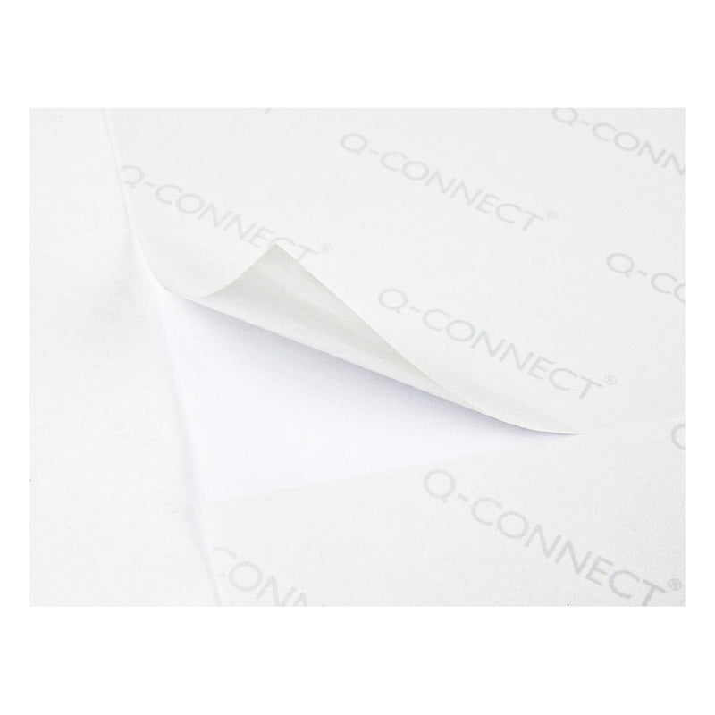Q-CONNECT - Etiqueta Adhesiva Q-Connect Kf01584 Tamano 99.1x33.9 mm Fotocopiadora Laser Ink-Jet Caja Con 100 Hojas Din A4