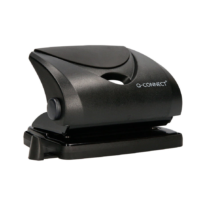 Q-CONNECT - Taladrador q-connect kf01234 negro abertura 2 mm capacidad 20 hojas. 