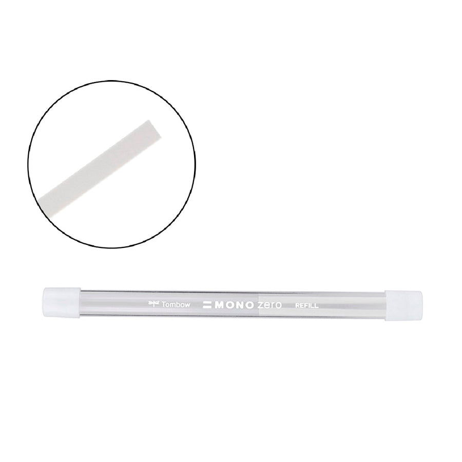 TOMBOW - Repuesto Portagomas Tombow Mono Zero Rectangular 2.5 X 5 mm Tubo Con 2 Unidades