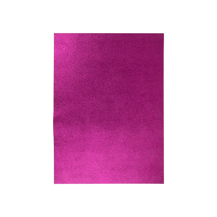 LIDERPAPEL - Goma Eva Con Purpurina Liderpapel 50x70cm 60g/M2 Espesor 2mm Violeta