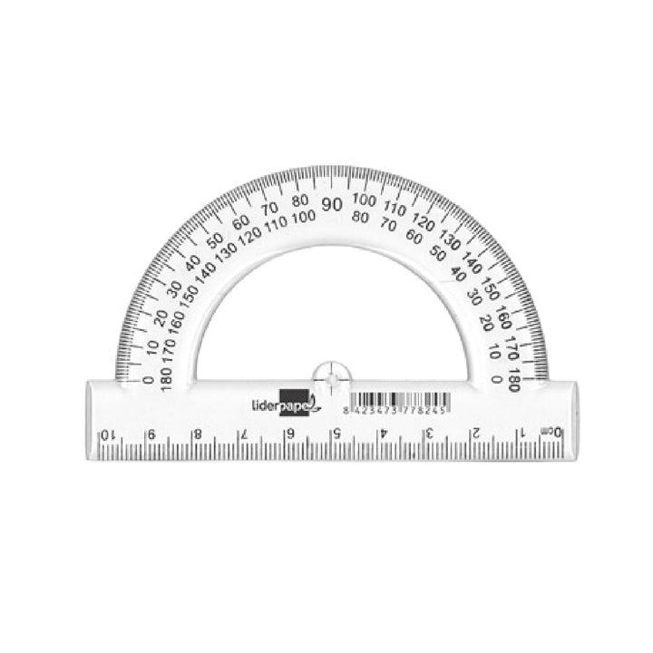 LIDERPAPEL - Semicirculo Liderpapel 10 cm Plastico