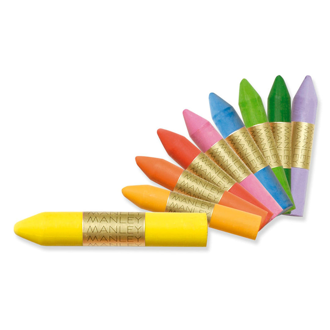 ALPINO Manley - Caja con 15 Lápices de Cera Blanda en Colores Brillantes