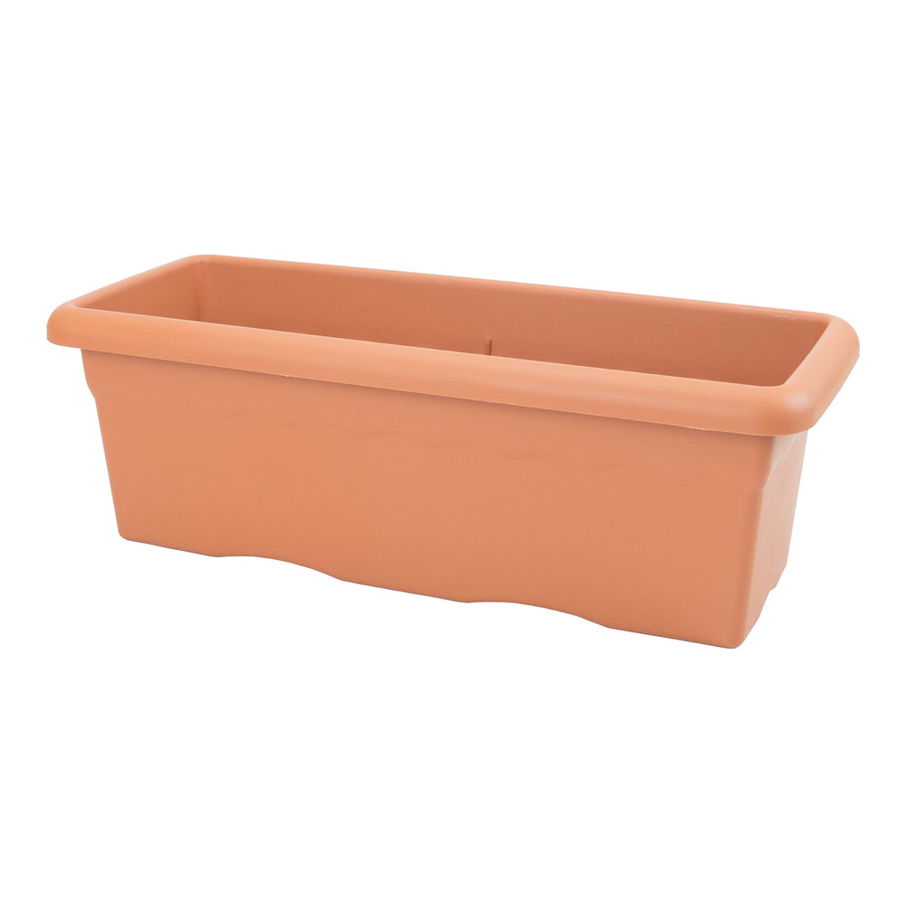 Plastiken TERRA - Plato Rectangular de 57 cm para Jardinera de 60 cm 33L. Antracita