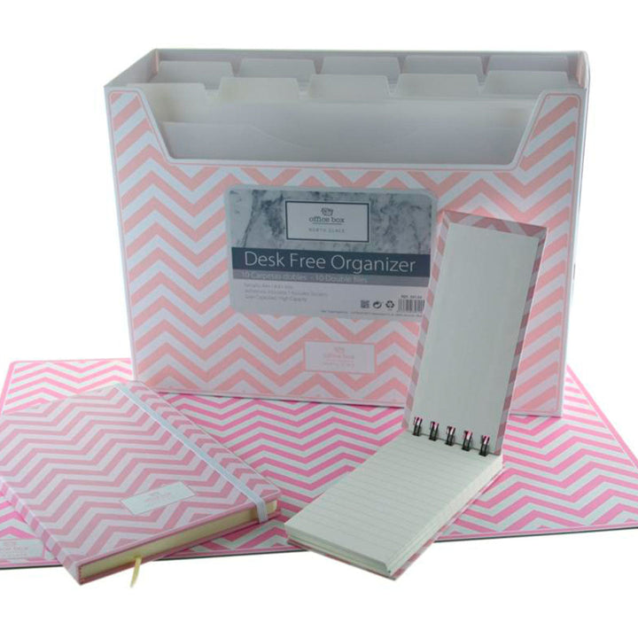 OFFICE BOX North Glace - Base de Mesa Protectora, Decorativa y Antideslizante. Rosa