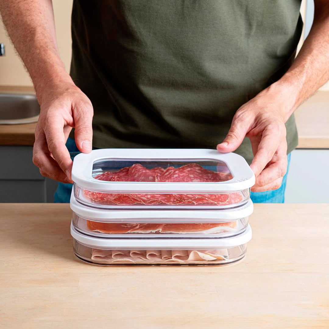 QUID Rico - Lonchera embutido de Plástico 22x16x3,5cm