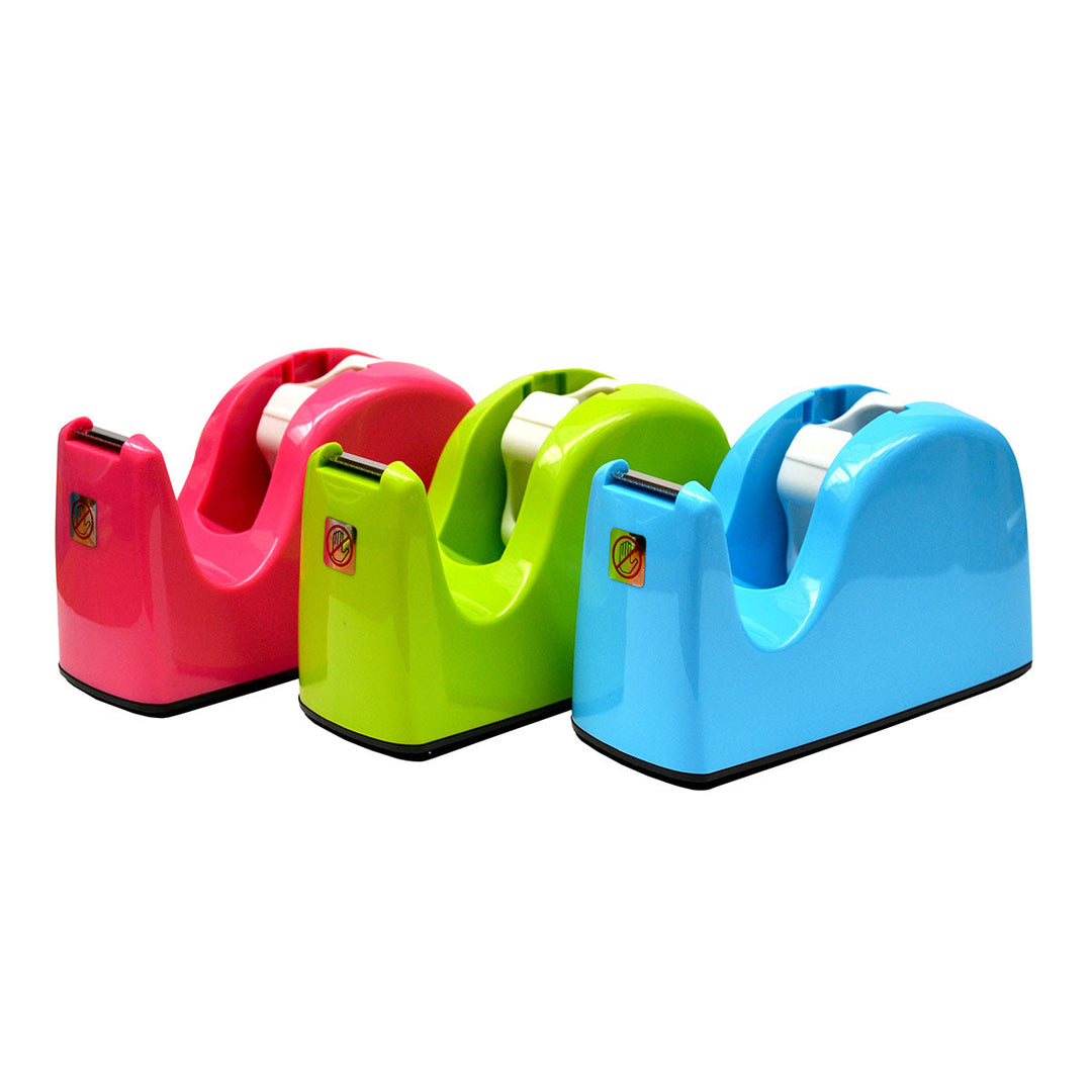 SDI - Dispensador de Cinta Adhesiva de Sobremesa Mediano, Apto Cinta 66 m. Azul