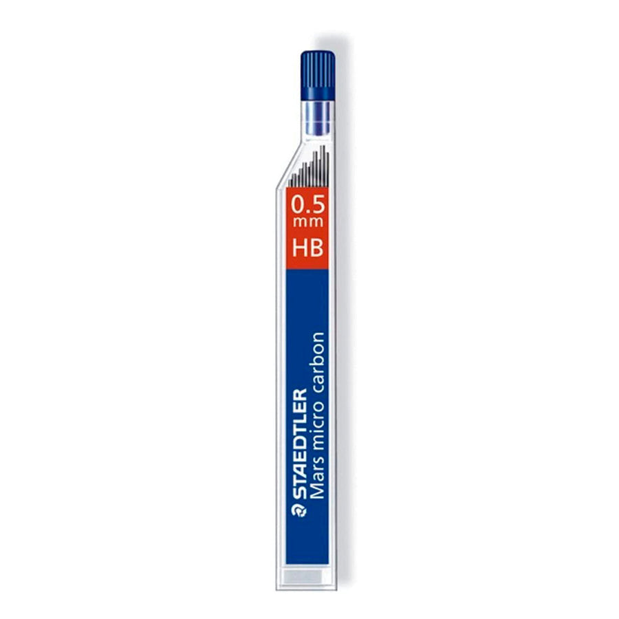 Staedtler Mars - Tubo 12 Minas para Portaminas de Dureza HB, Ancho de Línea 0.5 mm