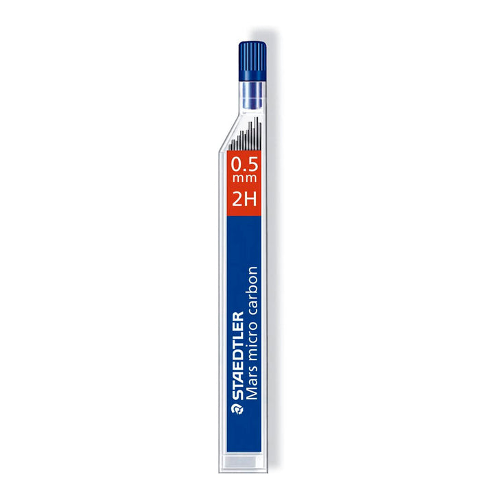 Staedtler Mars - Tubo de Minas para Portaminas de Dureza 2H, Ancho de Línea 0.5 mm