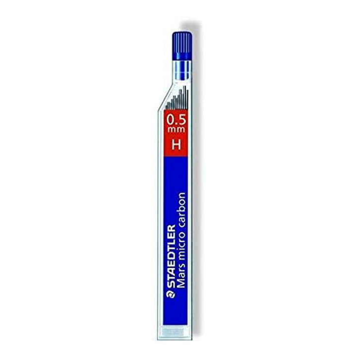 Staedtler Mars - Tubo 12 Minas para Portaminas de Dureza H, Ancho de Línea 0.5 mm