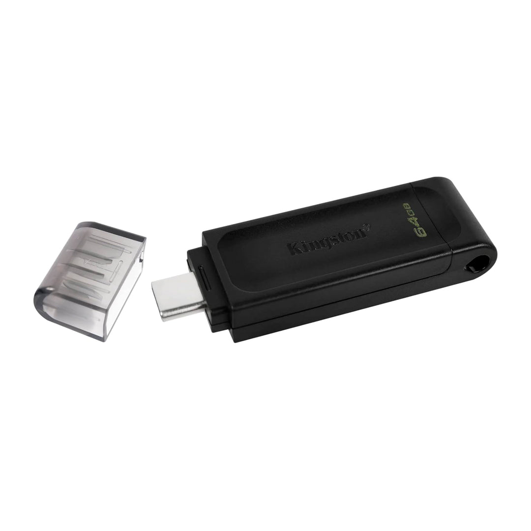 Kingston DT70 - Memoria Flash USB-C 3.2 DataTraveler 64GB Negro