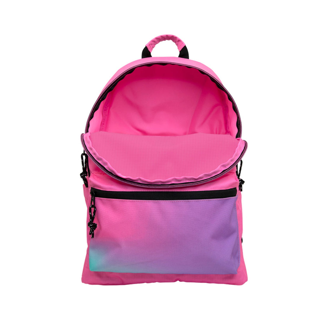 MILAN Sunset -  Mochila Escolar 2 Cremalleras con Divisor para Portátil. Capacidad 22L. Rosa