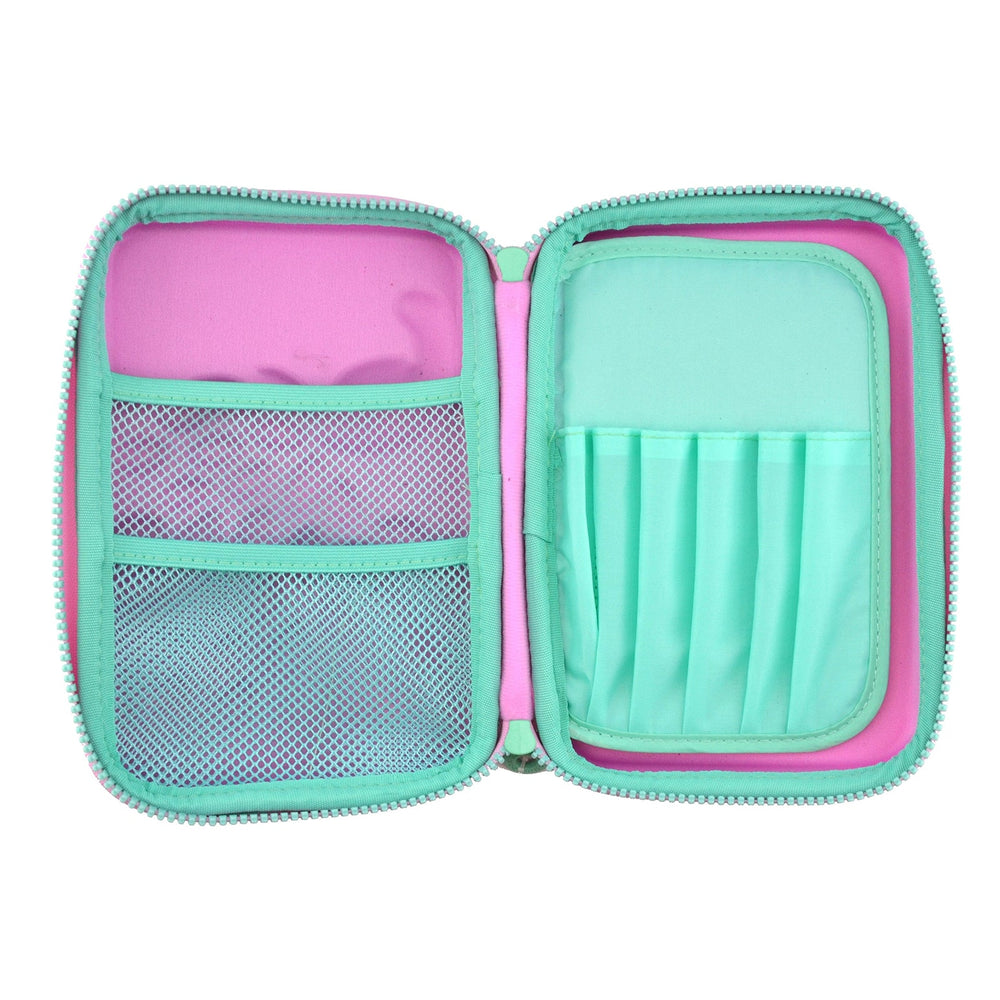 Estuche 3D Magic Plumier Multicompartimento con Cuerpo Rígido en EVA con Relieve. Modelo Surf