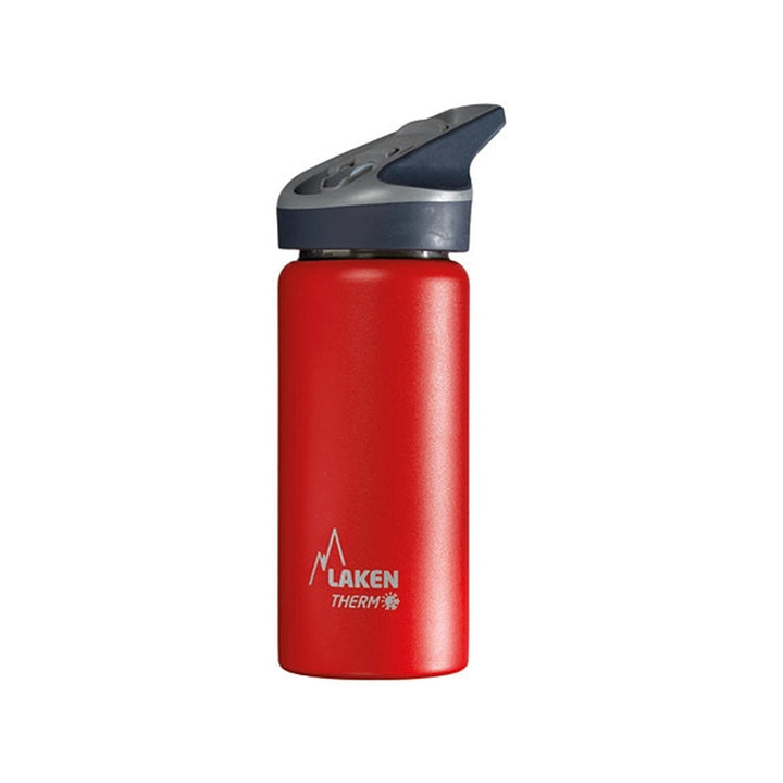 LAKEN Summit - Botella Térmica con Boquilla 0.5L en Acero Inoxidable. Rojo