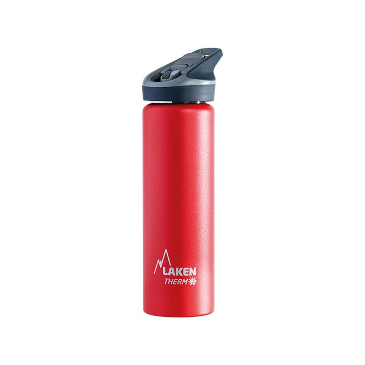 LAKEN Summit - Botella Térmica con Boquilla 0.75L en Acero Inoxidable. Rojo