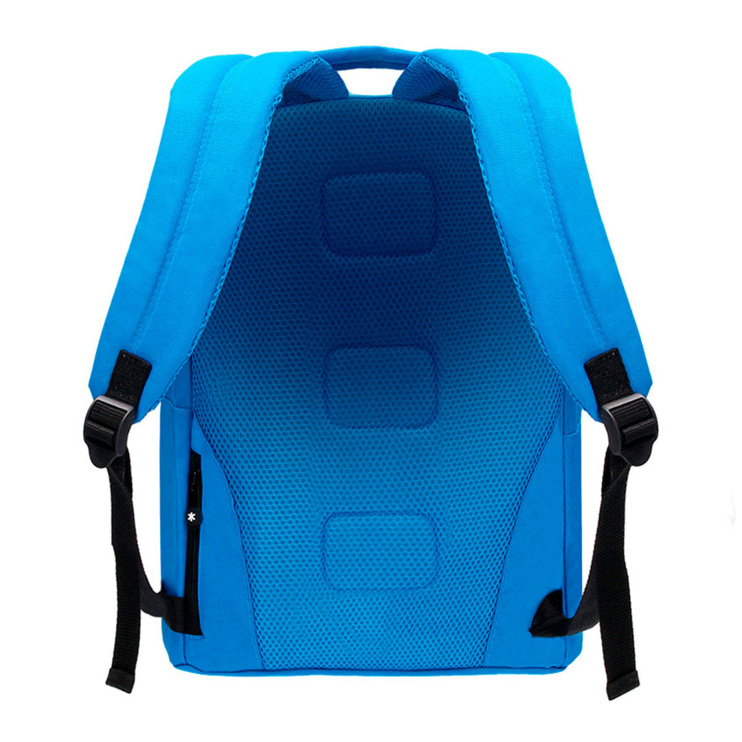 ANTARTIK - Conjunto Escolar con Mochila y Estuche Triple 2 Cremalleras. Azul