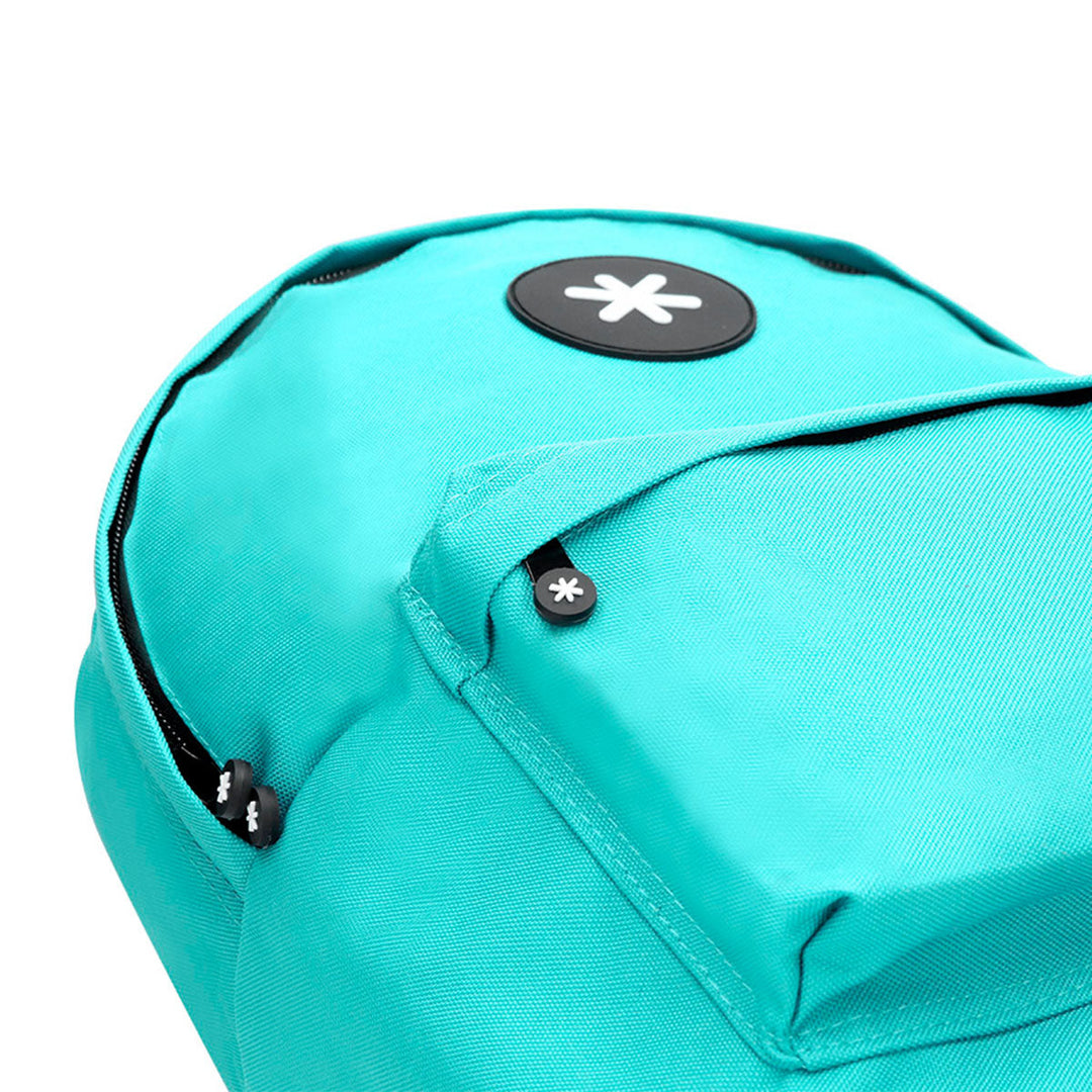 ANTARTIK - Conjunto Escolar con Mochila y Estuche Triple 2 Cremalleras. Azul Hielo