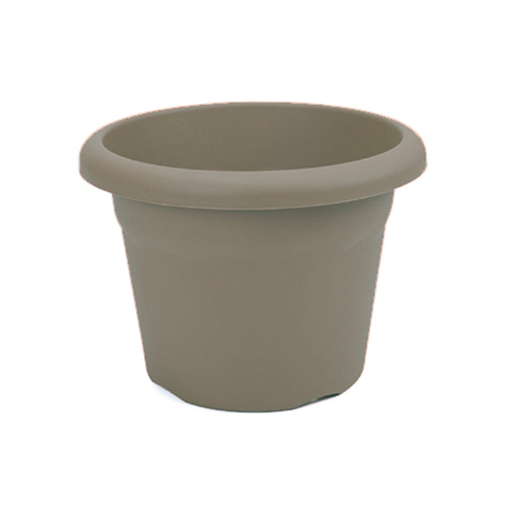 Plastiken TERRA - Plato Redondo de 18 cm para Macetas de 20 cm 3L. Taupe