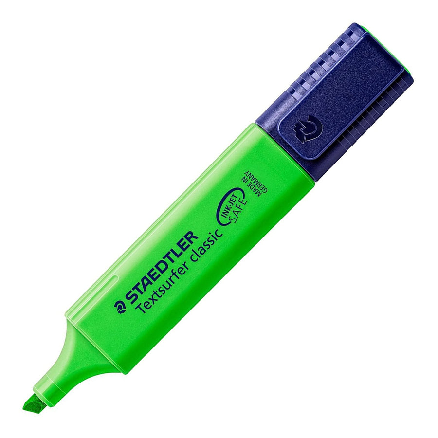 STAEDTLER 364-5 - Marcador Fluorescente Recargable Textsurfer Classic 364. Verde