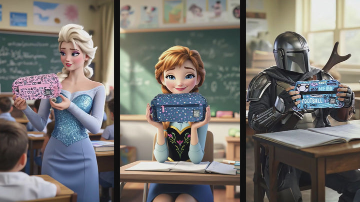 Grafoplás Design - Estuche Portatodo Triple con Solapa para Material Escolar