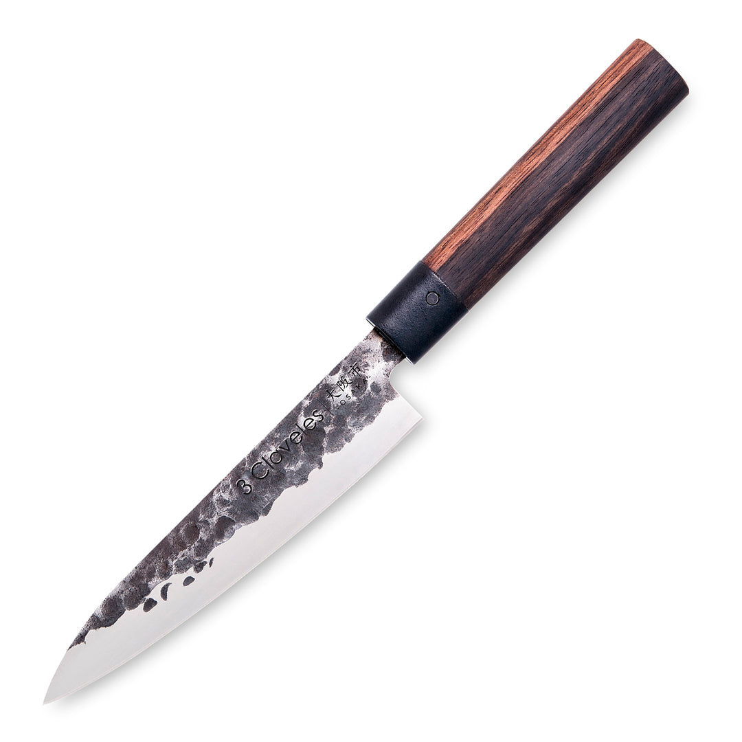 3 Claveles Osaka - Cuchillo Cocina 16 cm de Estilo Asiático Forjado a Mano