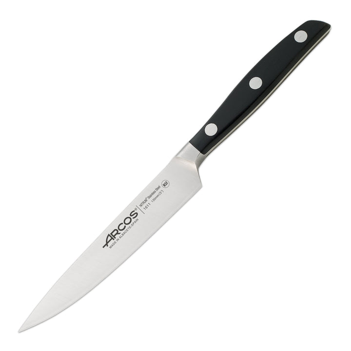 ARCOS Manhattan - Cuchillo Verduras 13 cm Acero Inoxidable Forjado Nitrum