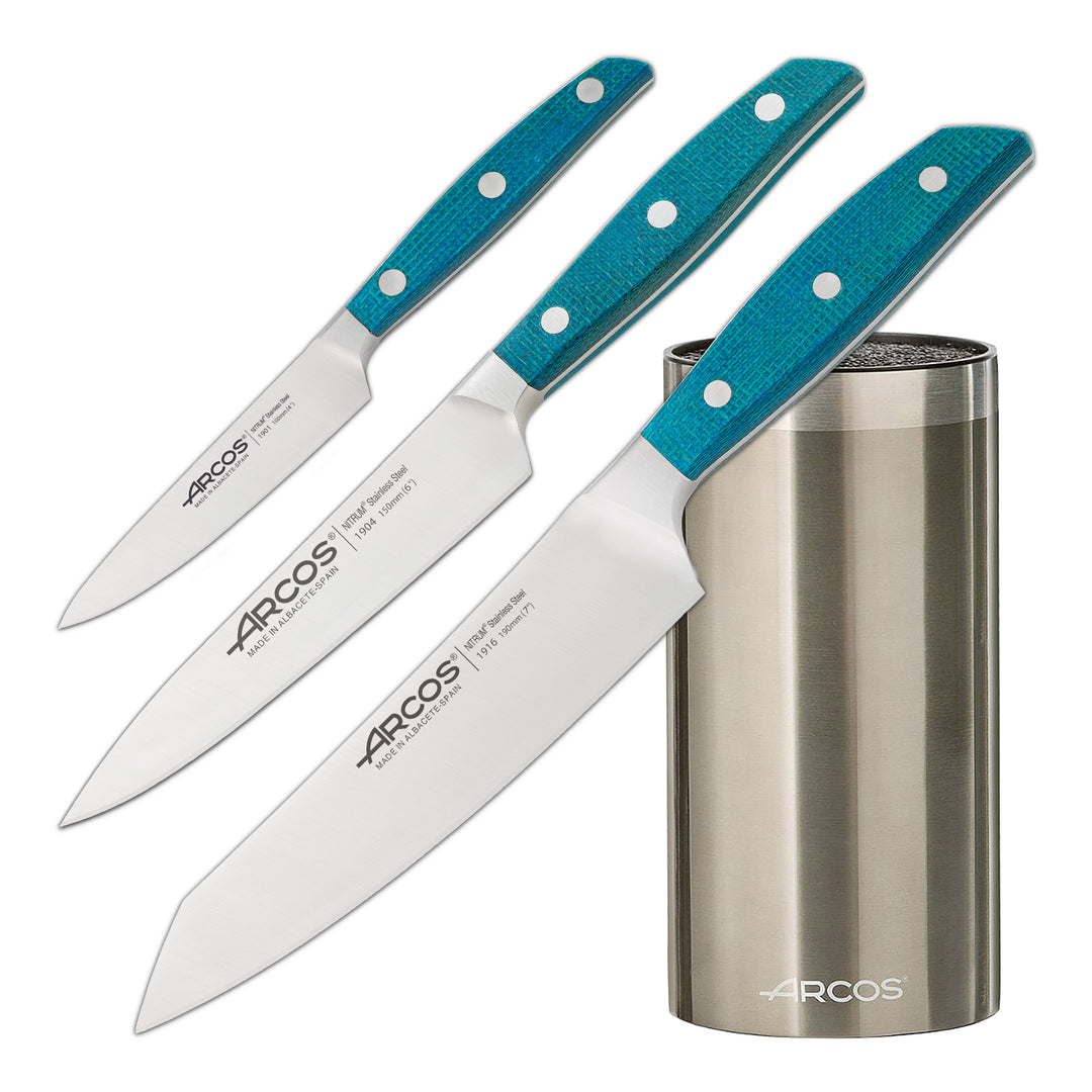 ARCOS Brooklyn - Cuchillo Mondador 10 cm Acero Inoxidable Forjado Nitrum